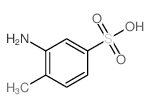 2-氨基甲苯-4-磺酸结构式