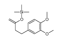 4-(3,4-dimethoxyphenyl)but-1-en-2-yloxy-trimethylsilane结构式