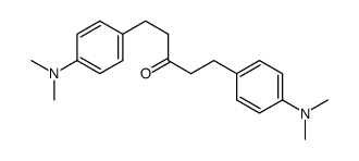 1,5-bis[4-(dimethylamino)phenyl]pentan-3-one结构式