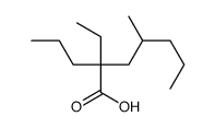 2-ethyl-4-methyl-2-propylheptanoic acid Structure