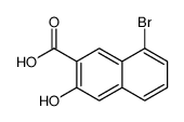 8-bromo-3-hydroxynaphthalene-2-carboxylic acid Structure