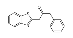 1-(1,3-benzothiazol-2-yl)-3-phenylpropan-2-one Structure