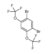1,5-dibromo-2,4-bis(trifluoromethoxy)benzene Structure
