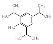 2-methyl-1,3,5-tripropan-2-yl-benzene结构式