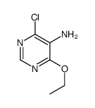 4-chloro-6-ethoxypyrimidin-5-amine Structure