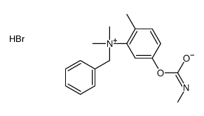 benzyl-dimethyl-[2-methyl-5-(methylcarbamoyloxy)phenyl]azanium,bromide结构式