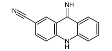 9-aminoacridine-2-carbonitrile Structure