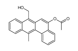 5-(Acetyloxy)-12-methylbenz(a)anthracene-7-methanol结构式