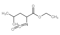 ethyl 2-isocyanato-4-methylvalerate Structure
