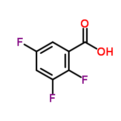 2,3,5-三氟苯甲酸结构式