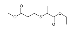 ethyl 2-(3-methoxy-3-oxopropyl)sulfanylpropanoate structure