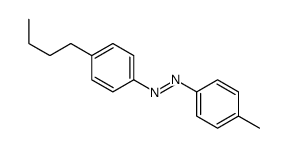 (4-butylphenyl)-(4-methylphenyl)diazene结构式
