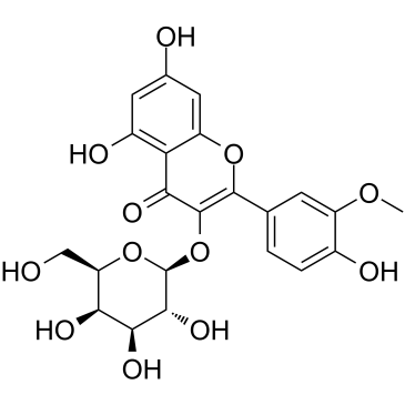 Isorhamnetin 3-O-galactoside Structure