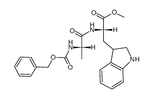Z-L-Ala-2,3-dihydro-L-Trp-OMe结构式