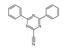 4,6-diphenyl-1,3,5-triazine-2-carbonitrile结构式