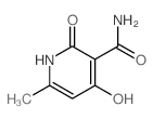 2,4-二羟基-6-甲基烟酰胺结构式
