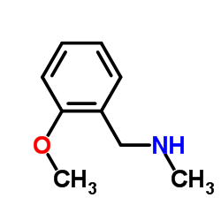 N-甲基-2-甲氧基苄胺结构式