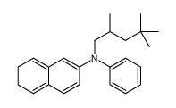 2,4,4-trimethyl-N-1-naphthyl-N-phenylpentylamine Structure