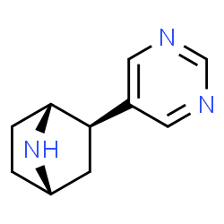 7-Azabicyclo[2.2.1]heptane,2-(5-pyrimidinyl)-,(1R,2R,4S)-rel-(9CI) Structure