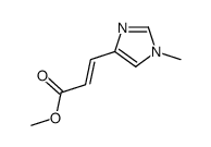 methyl 3-(1-methylimidazol-4-yl)prop-2-enoate结构式