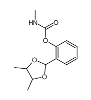 4,5-dimethyl-2-(2-methylcarbamoyloxy-phenyl)-[1,3]dioxolane结构式