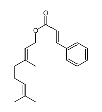 (,6E)-3,7-dimethyl-2,6-octadienyl cinnamate Structure