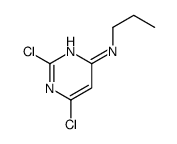 2,6-DICHLORO-N-PROPYL-4-PYRIMIDINAMINE Structure