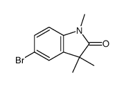 5-bromo-1,3,3-trimethyl-1,3-dihydro-indol-2-one Structure
