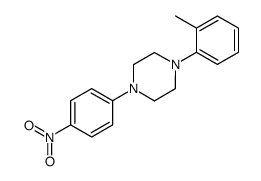 1-(p-Nitrophenyl)-4-(o-tolyl)piperazine Structure