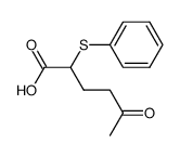 2-phenylthio-5-oxohexanoic acid结构式