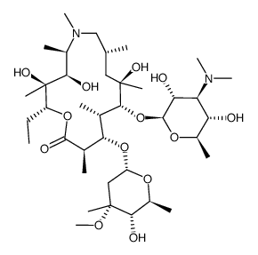 4'-羟基阿奇霉素结构式