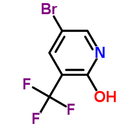 5-溴-2-羟基-3-(三氟甲基)吡啶结构式