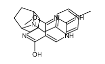 2-Amino-4-methoxy-N-(8-(p-methylbenzyl)-3-beta-nortropanyl)-5-pyrimidi necarboxamide结构式