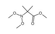 methyl 2-(N,N-dimethoxyamino)-2-methylpropionate Structure