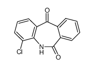 4-chloro-5H-dibenzo[b,e]azepine-6,11-dione结构式