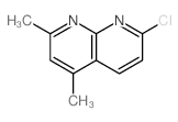 7-氯-2,4-二甲基-[1,8]萘啶结构式