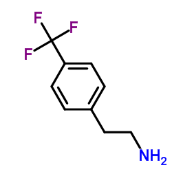 2-(4-三氟甲基苯基)乙胺结构式