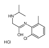 [2-(2-chloro-6-methylanilino)-2-oxoethyl]-propan-2-ylazanium,chloride结构式