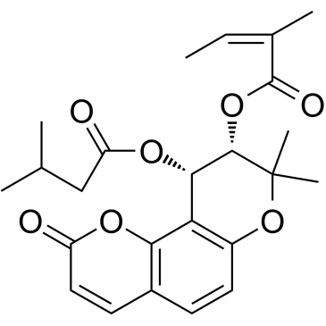 Praeruptorin E structure