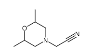 4-Morpholineacetonitrile,2,6-dimethyl-(9CI) picture
