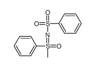 N-(methyl-oxo-phenyl-λ6-sulfanylidene)benzenesulfonamide结构式