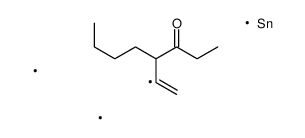 4-(1-trimethylstannylethenyl)octan-3-one结构式