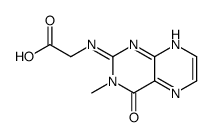 2-[(3-methyl-4-oxopteridin-2-yl)amino]acetic acid Structure