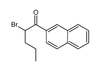 2-溴-1-(萘-2-基)-1-戊酮结构式