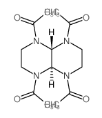 1-(2,5,7-triacetyl-2,5,7,10-tetrazabicyclo[4.4.0]dec-10-yl)ethanone结构式
