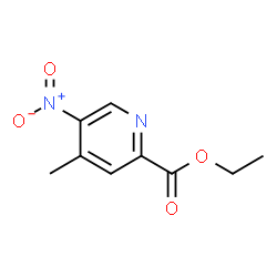 ethyl 4-methyl-5-nitropicolinate Structure