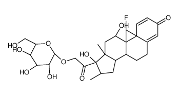 dexamethasone 21-glucoside Structure