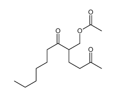 [3-oxo-2-(3-oxobutyl)nonyl] acetate Structure