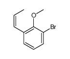 1-bromo-2-methoxy-3-prop-1-enylbenzene Structure