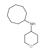 环辛基-(四氢吡喃-4-基)胺结构式